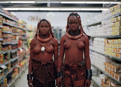 africane in supermercato