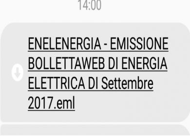 enelenergia falso messaggio