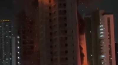 Un grande incendio ha colpito un edificio in costruzioni a Recife in Brasile – Il video