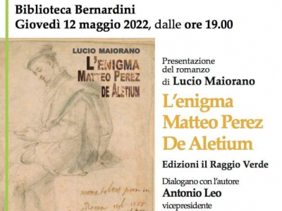 "L’enigma Matteo Perez de Aletium" di Lucio Maiorano