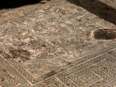 Eccezionale mosaico romano del IV secolo scoperto in Siria