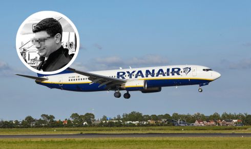 Passeggero muore durante un volo Ryanair