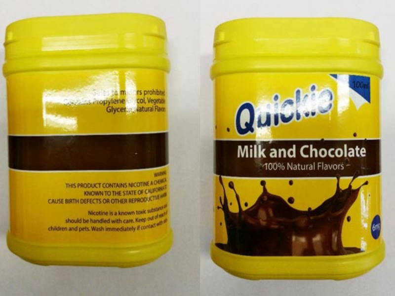 Sportello dei diritti - dalla parte dei cittadini - Sicurezza consumatori UE: attenzione ai liquidi per sigaretta elettronica. Rapex segnala ritiro del prodotto dal mercato di "Milk and Chocolate" di Quickie per Sportello dei diritti - dalla parte dei cittadini - Sicurezza consumatori UE: attenzione ai liquidi per sigaretta elettronica. Rapex segnala ritiro del prodotto dal mercato di "Milk and Chocolate" di Quickie per