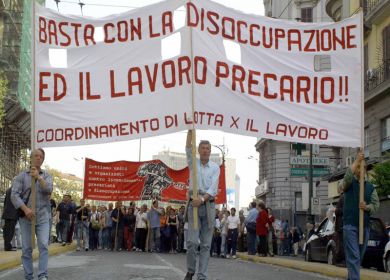 manifestazione disoccupati