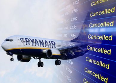 ryanair cancelled