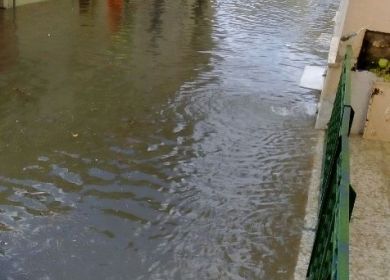 pisignano centro allagato