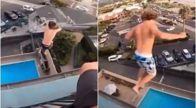 Balconing, ovvero saltare dal balcone, una moda rischiosa e proibita in cui gli ospiti degli hotel si tuffano dai balconi in piscina