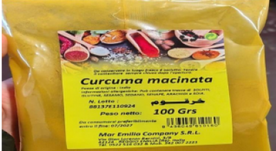 Bacillus Cereus nella curcuma macinata