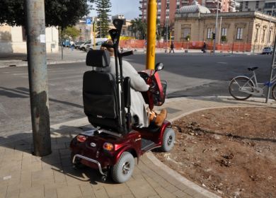 via Leuca inaccessibile ai disabili