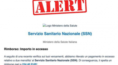 Allerta in rete della Polizia Postale per le false e-mail a nome del Ministero della Salute!