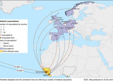 mappa ebola