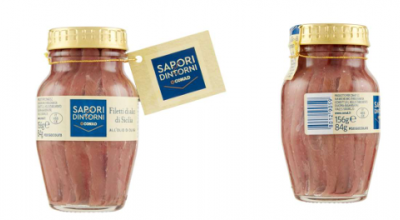Filetti di alici Conad all’olio d’oliva richiamati per presenza di istamina oltre i limiti consentiti