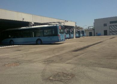 parcheggio filobus