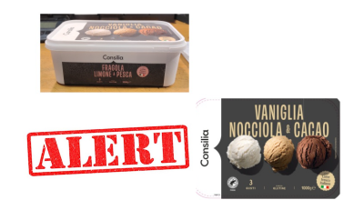 Errore in etichetta, vaschetta gelato richiamata immediatamente dal Ministero della Salute