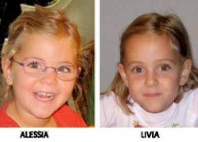 foto delle gemelle Alessia e Livia Schepp