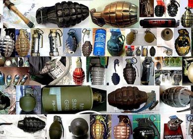granate nei bagagli aeroporti americani