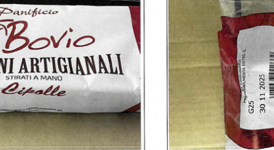 Errore di confezionamento, richiamati grissini alla cipolla a marchio Panificio Bovio