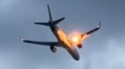 Fiamme nella turbina durante il decollo da Corfù, aereo torna indietro
