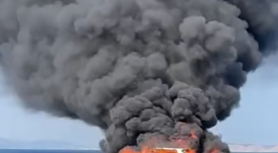 Yacht Da Vinci in fiamme al largo di Formentera – Il video