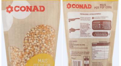 Alcaloidi tropanici in quattro lotti di mais per popcorn a marchio Conad