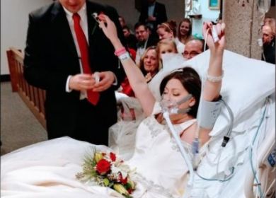 matrimonio ammalata di cancro in ospedale