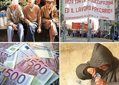 miseria e disoccupazione