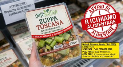 Allerta alimentare: Ortonatura richiama 