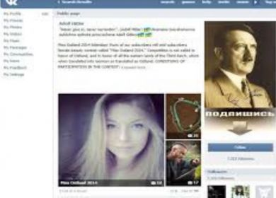 pagina su VKontakte Miss Ostland 2014 
