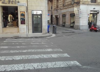 passaggio pedonale lecce