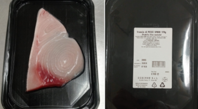 Sicurezza alimentare: richiamati due lotti di tranci di pesce spada per presenza di mercurio oltre i limiti di legge
