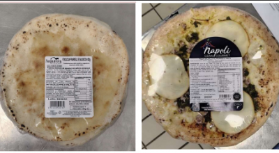 Contaminazione da botulino, richiamate dalla vendita Pizze e Focaccia salsiccia e friarielli