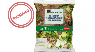 Svizzera e frontalieri, richiamata l'insalata mista bio Naturaplan con listeria