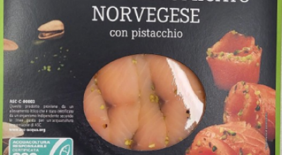 Salmone affumicato norvegese con pistacchio richiamato dal commercio per rischio di Listeria