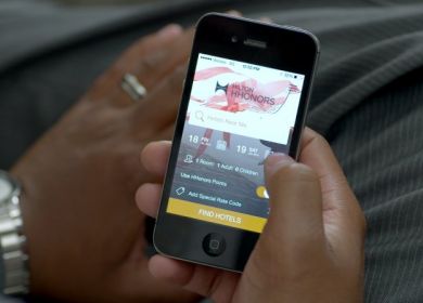 smartphon apri porte albergo