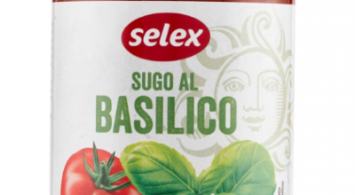 Allerta alimentare: richiamato lotto di sugo pronto al basilico Selex per possibile presenza di frammenti di vetro
