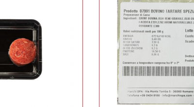 Listeria in tartare di bovino speziata richiamata dal commercio