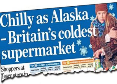 temperature supermercati