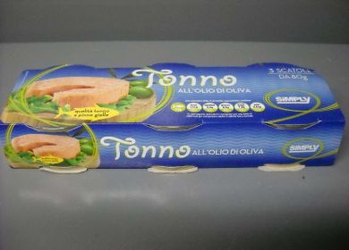 tonno in olio oliva simply