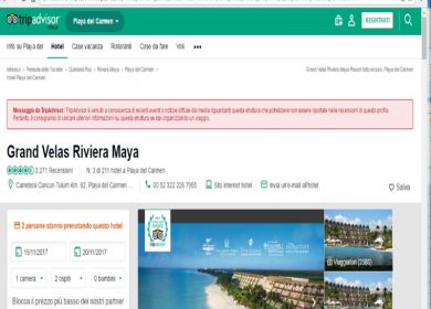 tripadvisor messaggio 