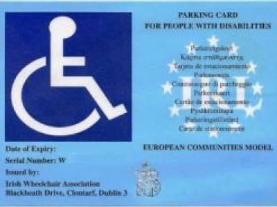 contrassegno UE disabili