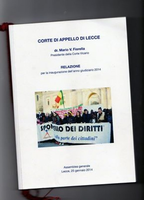 Apertura anno giudiziario 2014 Apertura anno giudiziario 2014