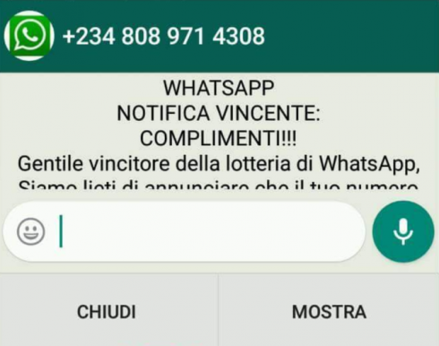 falsa lotteria falsa lotteria