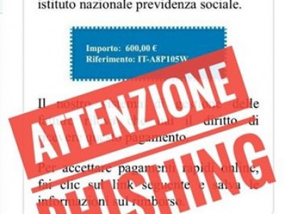 Coronavirus e INPS: falsa email “rimborso 600 euro”. L’allerta della Polizia Postale