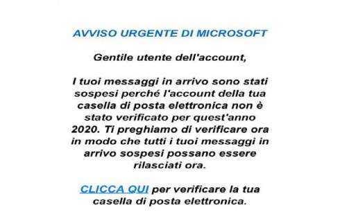 Allerta in rete. Polizia Postale: “Attenzione: nuova ondata di phishing”.