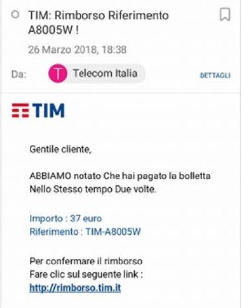 falso messaggio tim falso messaggio tim