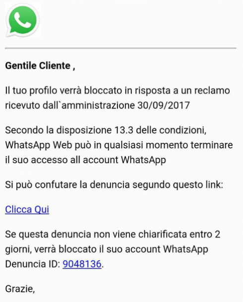 finto avviso finto avviso