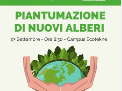 "Piantumazione di nuovi alberi" - Organizzato da Università del Salento e LINK Lecce - Coordinamento Universitario