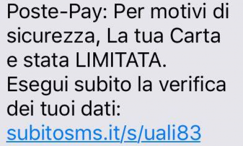 Pioggia di sms con truffa Postepay. Un vero e proprio boom di frodi sulle carte e i conti online di Poste Italiane