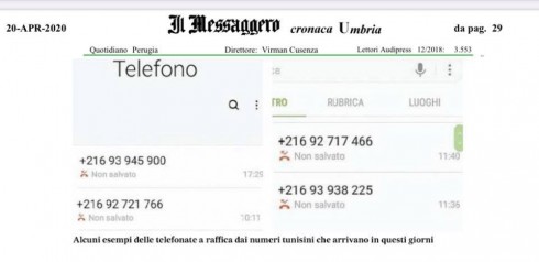 Attenzione agli squilli dall’estero da numeri non esteri conosciuti.