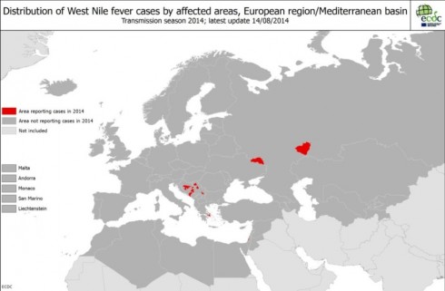 mappa West Nile mappa West Nile